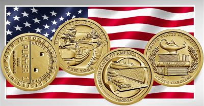 Лот: 18440271. Фото: 1. 1 доллар США 2021 " Американские... Америка