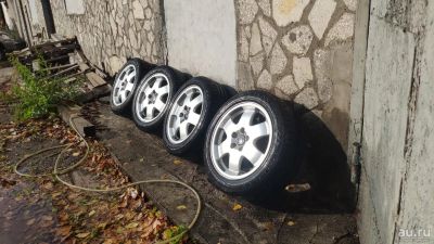 Лот: 18567632. Фото: 1. Литые диски volvo xc r16 на летней... Шины на дисках