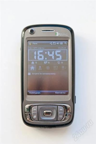 Лот: 1284163. Фото: 1. Коммуникатор HTC TyTN II с рубля... Смартфоны