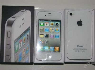 Лот: 1082461. Фото: 1. Apple iphone 4+gevey ultra(включил... Смартфоны