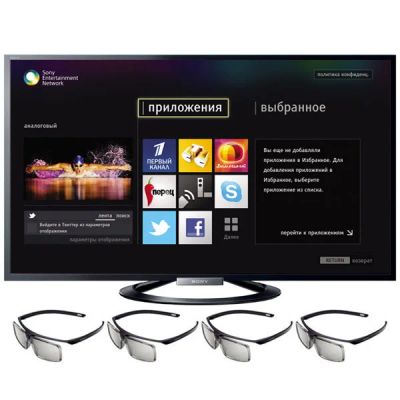 Лот: 9270542. Фото: 1. Большой современный 3D smart телевизор... Телевизоры