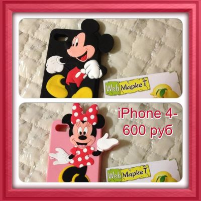 Лот: 3686454. Фото: 1. Чехол Дисней на iPhone 4 4s. Чехлы, бамперы