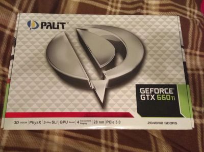 Лот: 10859424. Фото: 1. Palit GeForce GTX 660 Ti 915Mhz... Видеокарты