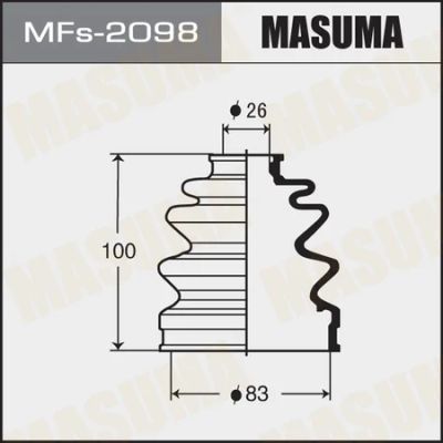 Лот: 18594637. Фото: 1. Привода пыльник masuma силикон... Ходовая, подвеска, рулевое управление