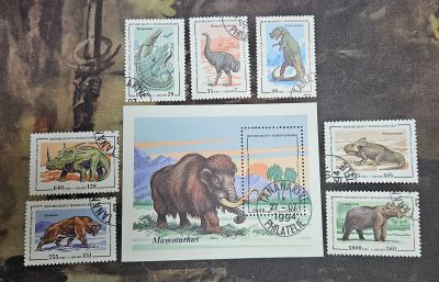 Лот: 25708715. Фото: 1. Марки: Мадагаскар. 1994. Доисторические... Марки