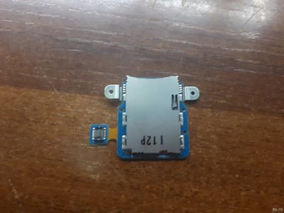 Лот: 16538642. Фото: 1. Шлейф с сим-коннектором Samsung... Запчасти для планшетов