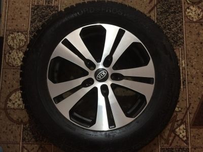 Лот: 7864107. Фото: 1. Комплект зимний Kia Sportage. Шины на дисках