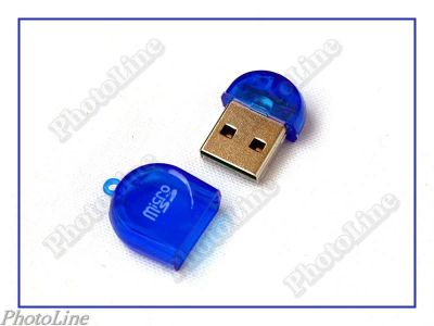 Лот: 9860595. Фото: 1. Картридер MINI USB 2.0 для карт... Картридеры