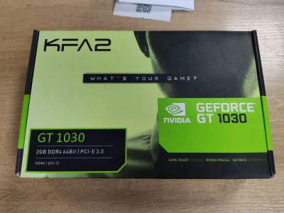 Лот: 20615115. Фото: 1. Видеокарта KFA2 GeForce GT 1030... Видеокарты
