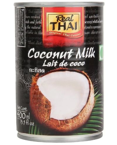 Лот: 18820735. Фото: 1. REAL THAI Кокосовое молоко 400... Диетическое питание
