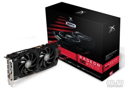 Лот: 17444466. Фото: 1. XFX RX 470 4 gb (читайте лот). Видеокарты
