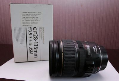 Лот: 13510048. Фото: 1. Объектив Canon EF 28-135 f/3.5-5... Объективы