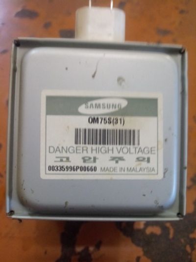 Лот: 20827797. Фото: 1. Магнетрон samsung. Запчасти для микроволновок, мини-печей