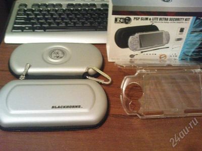 Лот: 487393. Фото: 1. 2 чехла на PSP Slim 2008/3008. Аксессуары для игровых приставок, консолей, геймпады