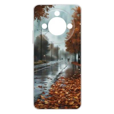 Лот: 25086554. Фото: 1. Чехол Krutoff Clear Case "Осенний... Чехлы, бамперы