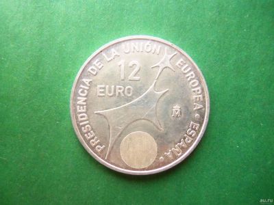 Лот: 18254206. Фото: 1. 12 евро 2002 г. Испания,серебро... Европа