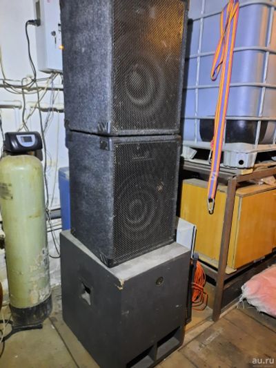 Лот: 17655804. Фото: 1. Комплект акустики 2x450W + активный... Эстрадная акустика и усилители