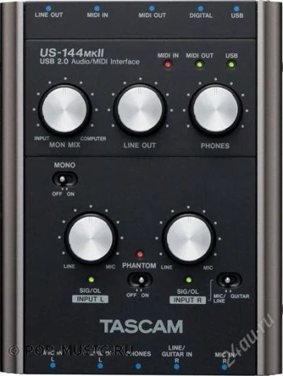 Лот: 1757871. Фото: 1. Аудио интерфейс TASCAM US-144MKII. Другое (аудиотехника)