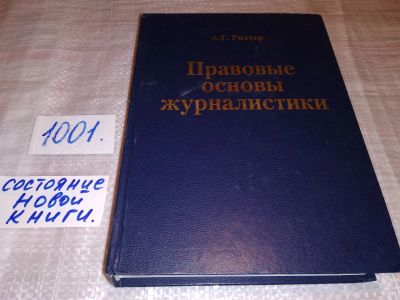 Лот: 17432956. Фото: 1. Рихтер А.Г. Правовые основы журналистики... Юриспруденция