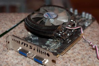 Лот: 1324021. Фото: 1. Видеокарта MSI Nvidia GTS250 1GB... Видеокарты