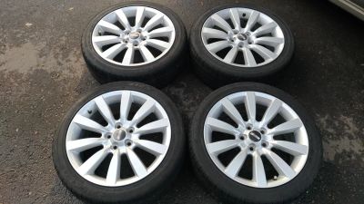 Лот: 11195989. Фото: 1. MMC Ralliart R18 + falken ziex... Шины на дисках