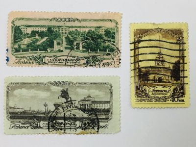 Лот: 23593594. Фото: 1. Виды Ленинграда. Адмиралтейство... Марки