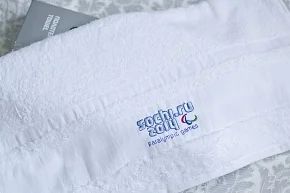 Лот: 5488085. Фото: 1. Полотенце Паралимпийские ИГРЫ... Остальная сувенирная продукция