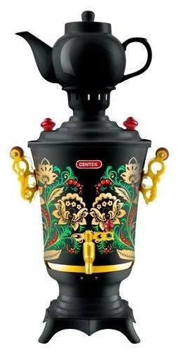 Лот: 15190519. Фото: 1. Самовар CENTEK CT-0093 черный... Чайники, кофемашины, кулеры