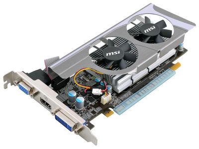 Лот: 6752648. Фото: 1. MSI GeForce GT 440 810Mhz PCI-E... Видеокарты