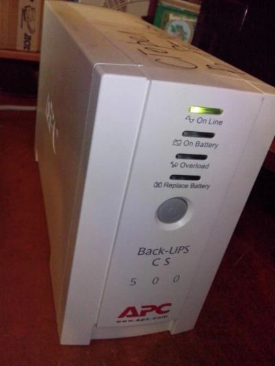 Лот: 5859434. Фото: 1. ИБП APC Back-UPS CS 500. ИБП, аккумуляторы для ИБП