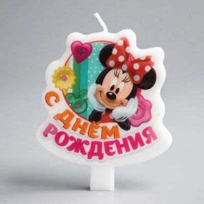 Лот: 25366875. Фото: 1. Свеча в торт «Минни Макс». Свечи