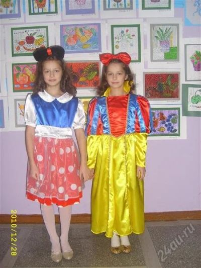 Лот: 1400009. Фото: 1. новогодний костюм минни белоснежка. Детские карнавальные, праздничные костюмы