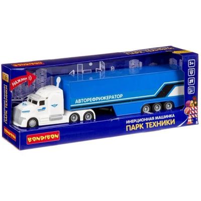 Лот: 23312906. Фото: 1. Машинка инерционная грузовик авторефрижератор... Машины и техника
