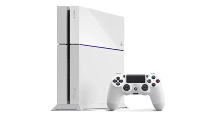Лот: 6183031. Фото: 1. PS4 белая. Только продажа!. Игровые приставки, консоли