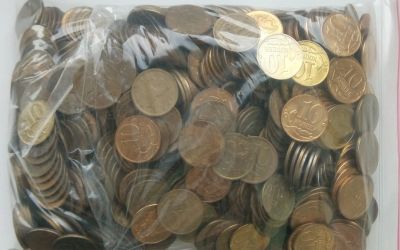 Лот: 18330583. Фото: 1. 10 копеек 633 штуки 63 рубля). Россия после 1991 года