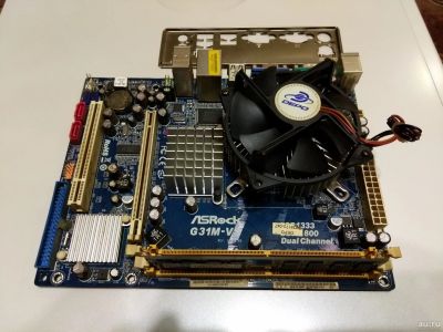 Лот: 14562870. Фото: 1. комплект. материнская плата ASRock... Комплекты запчастей