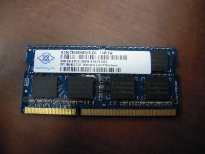 Лот: 8144559. Фото: 1. Память оперативная 4gb SO-DDR3... Оперативная память