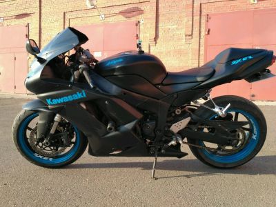 Лот: 11525580. Фото: 1. Kawasaki ZX6R 2007. Мотоциклы