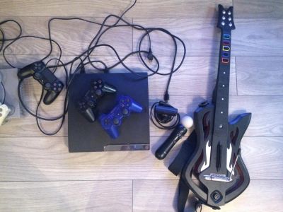 Лот: 8925176. Фото: 1. PlayStation3 160gb + 2 геймпада... Игровые приставки, консоли