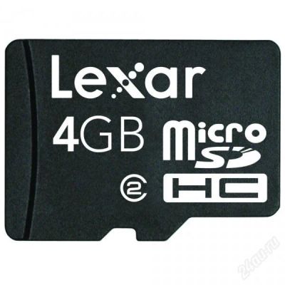 Лот: 987614. Фото: 1. Карта памяти Micro SD Card 4GB... Карты памяти