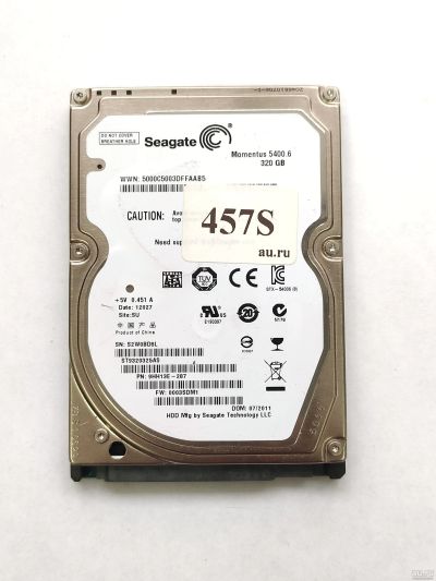 Лот: 18361348. Фото: 1. Жесткий диск SATA-II 2,5 Seagate... Жёсткие диски (HDD)