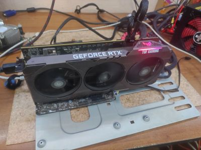 Лот: 24315414. Фото: 1. Видеокарта Asus TUF RTX 3060 12gb. Видеокарты