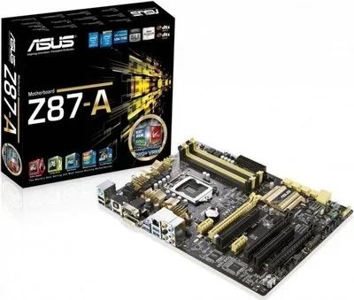 Лот: 17127760. Фото: 1. Материнка Asus Z87-A,проц i5 4670... Материнские платы