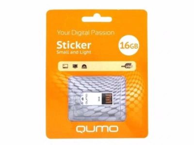 Лот: 11844584. Фото: 1. Карта памяти qumo usb sticker... Карты памяти