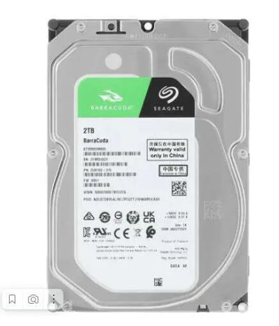 Лот: 21739824. Фото: 1. Новый жёсткий диск HDD 2 ТБ, Seagate... Жёсткие диски