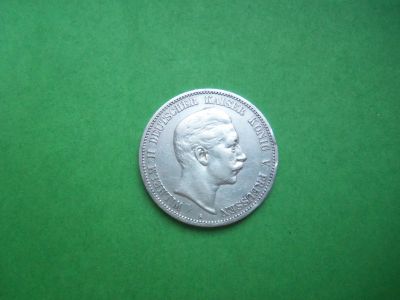 Лот: 20015674. Фото: 1. Германия Пруссия 5 марок 1908... Германия и Австрия