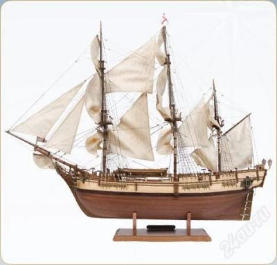 Лот: 1835079. Фото: 1. патворк парусник "Баунти". Судомоделизм