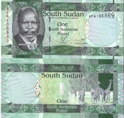Лот: 21734503. Фото: 1. 1 фунт 2011 год. Южный Судан . Африка