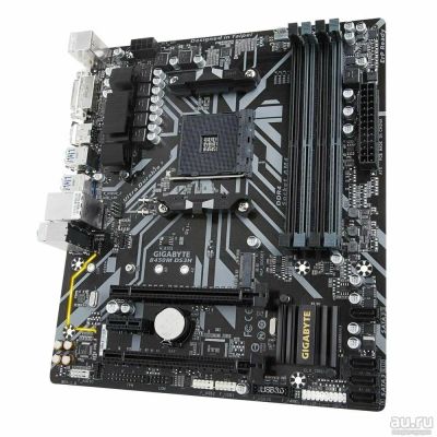 Лот: 16955249. Фото: 1. Материнская плата Gigabyte b450... Комплекты запчастей