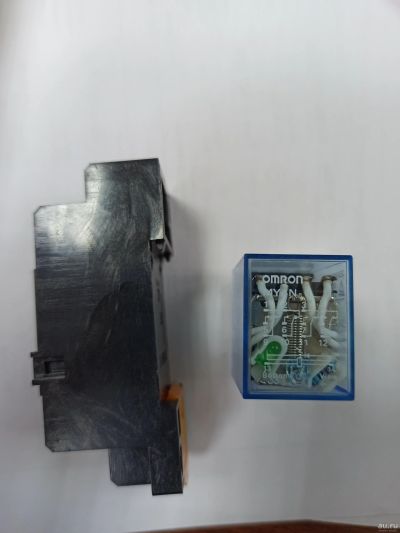 Лот: 17417221. Фото: 1. Реле 24в omron my4n-j. Реле, тумблеры, переключатели